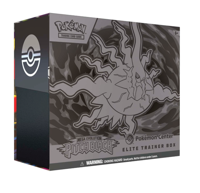 Bilde 1 – Bildetekst:
Pokémon Center Elite Trainer Box – Mega Evolution: Pitch Black.