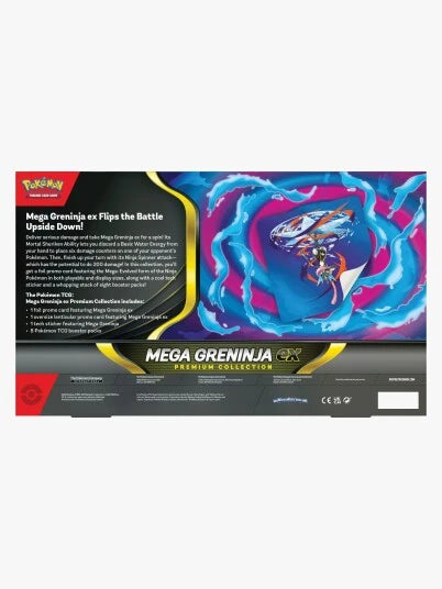 Pokémon Mega Greninja ex Premium Collection bakside