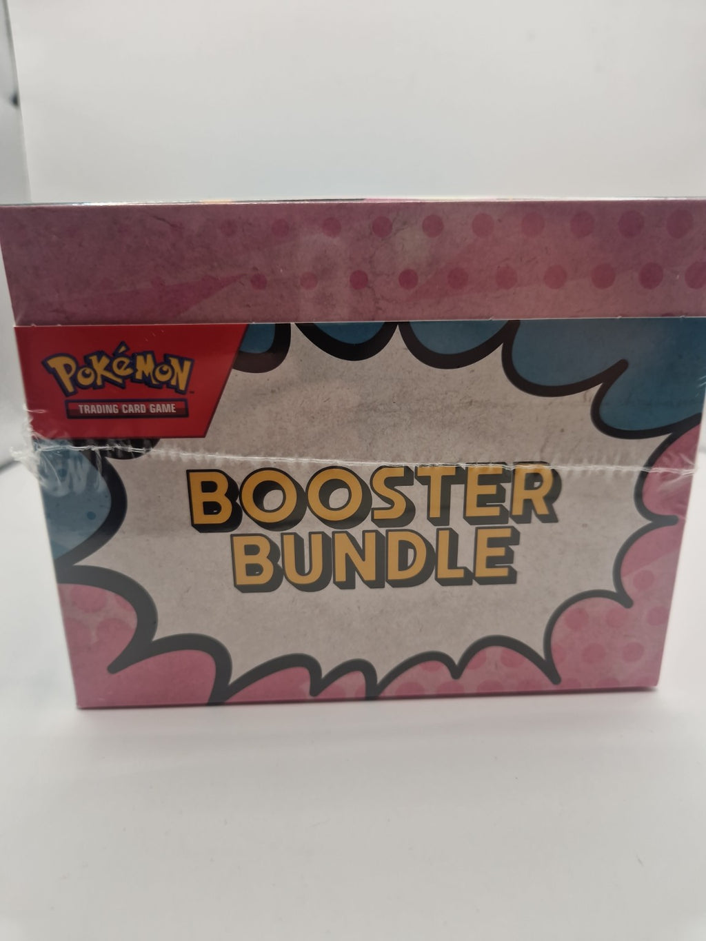 Front av display med Booster Bundle-logo