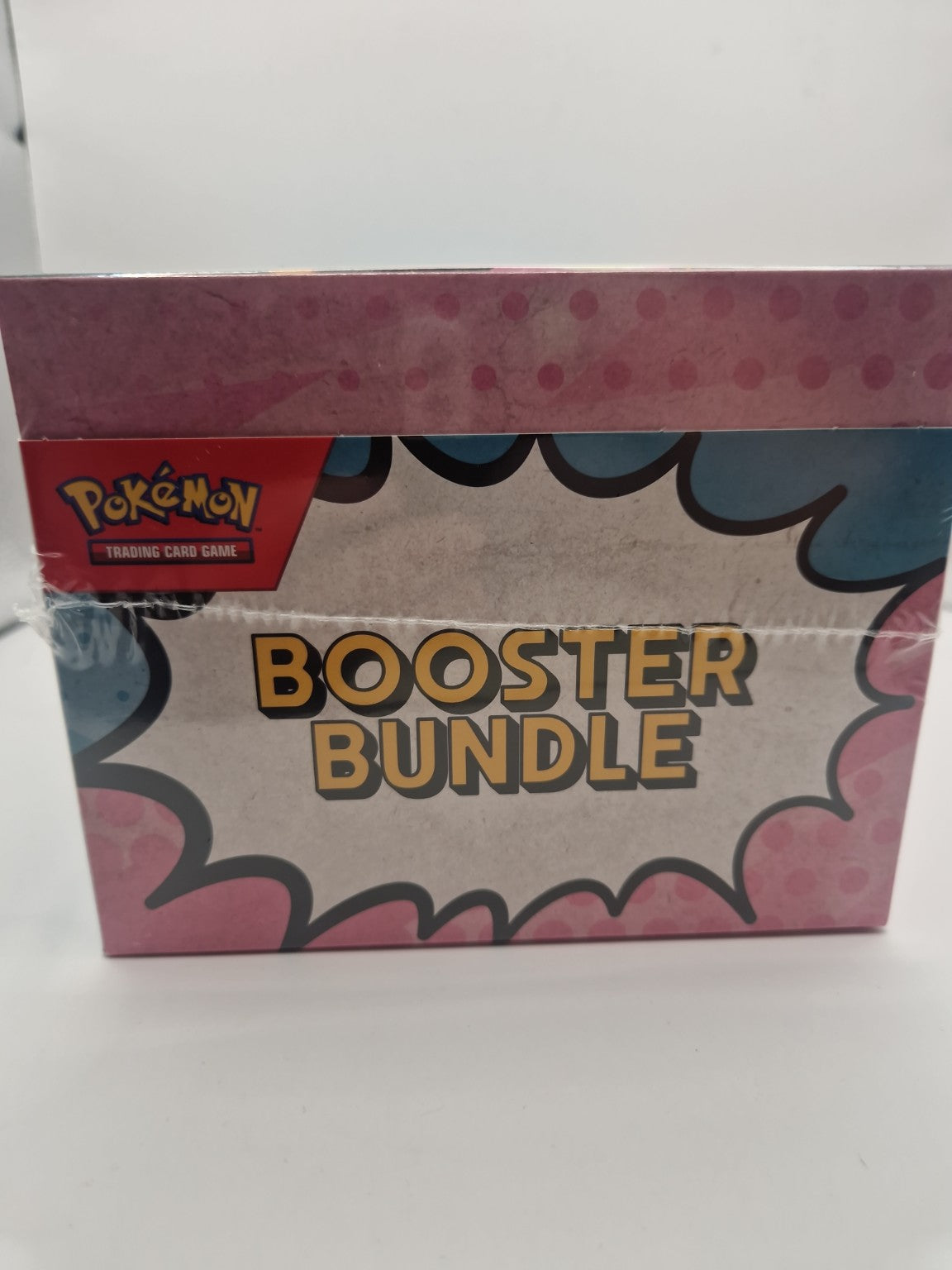 Front av display med Booster Bundle-logo