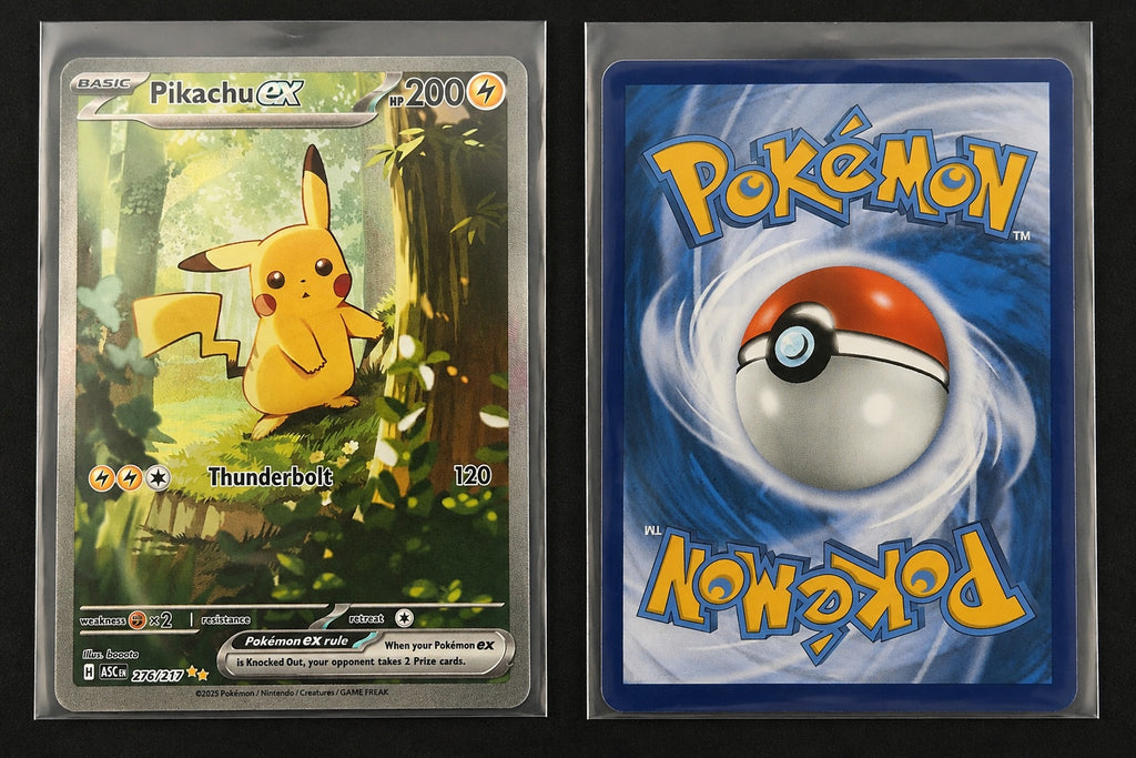 Pikachu ex – 276/217 front+bakside