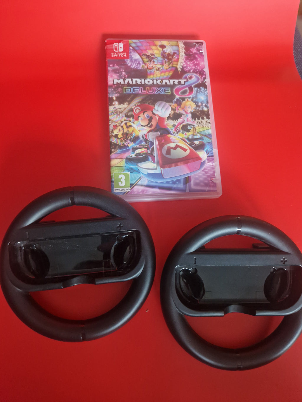 Mario Kart 8 Deluxe (Switch) Med ratt forside 