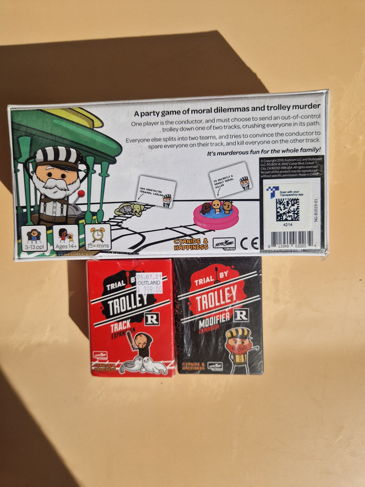Trial by Trolley – spill og utvidelser – Base game