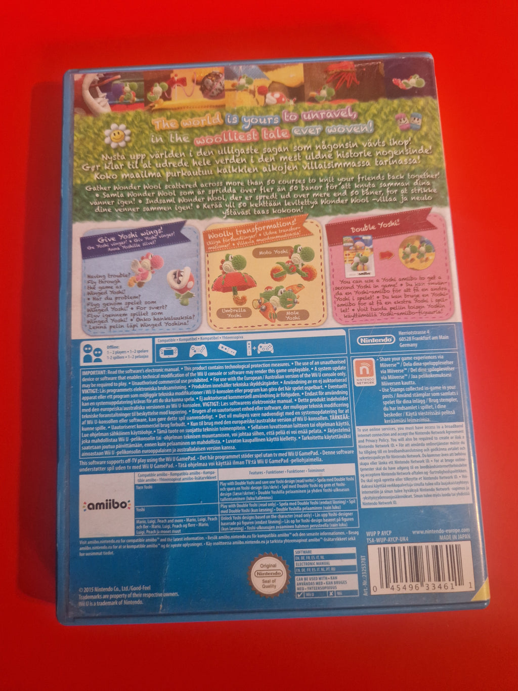 Yoshi's Woolly World bakside 