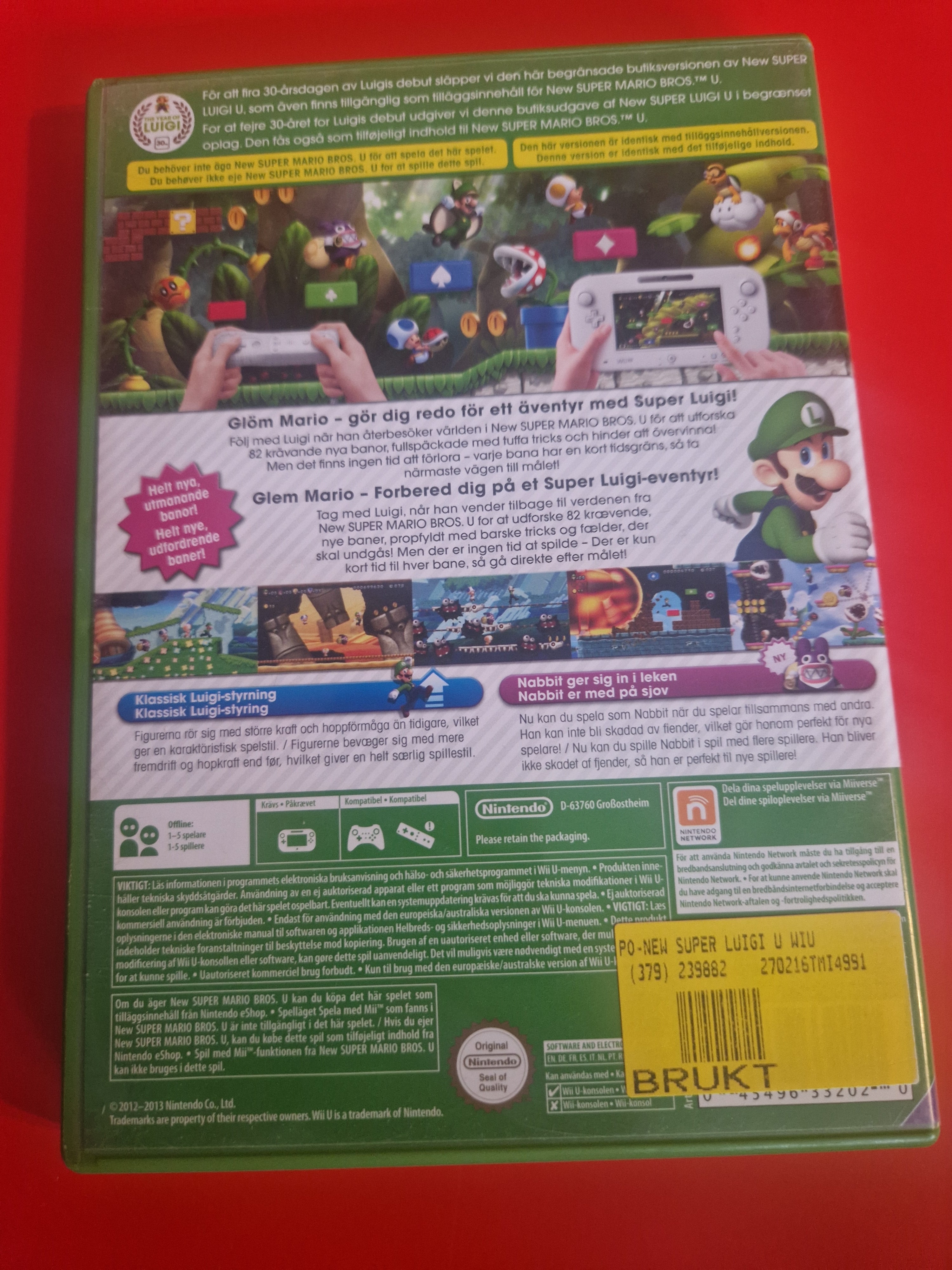New Super Luigi U bakside 