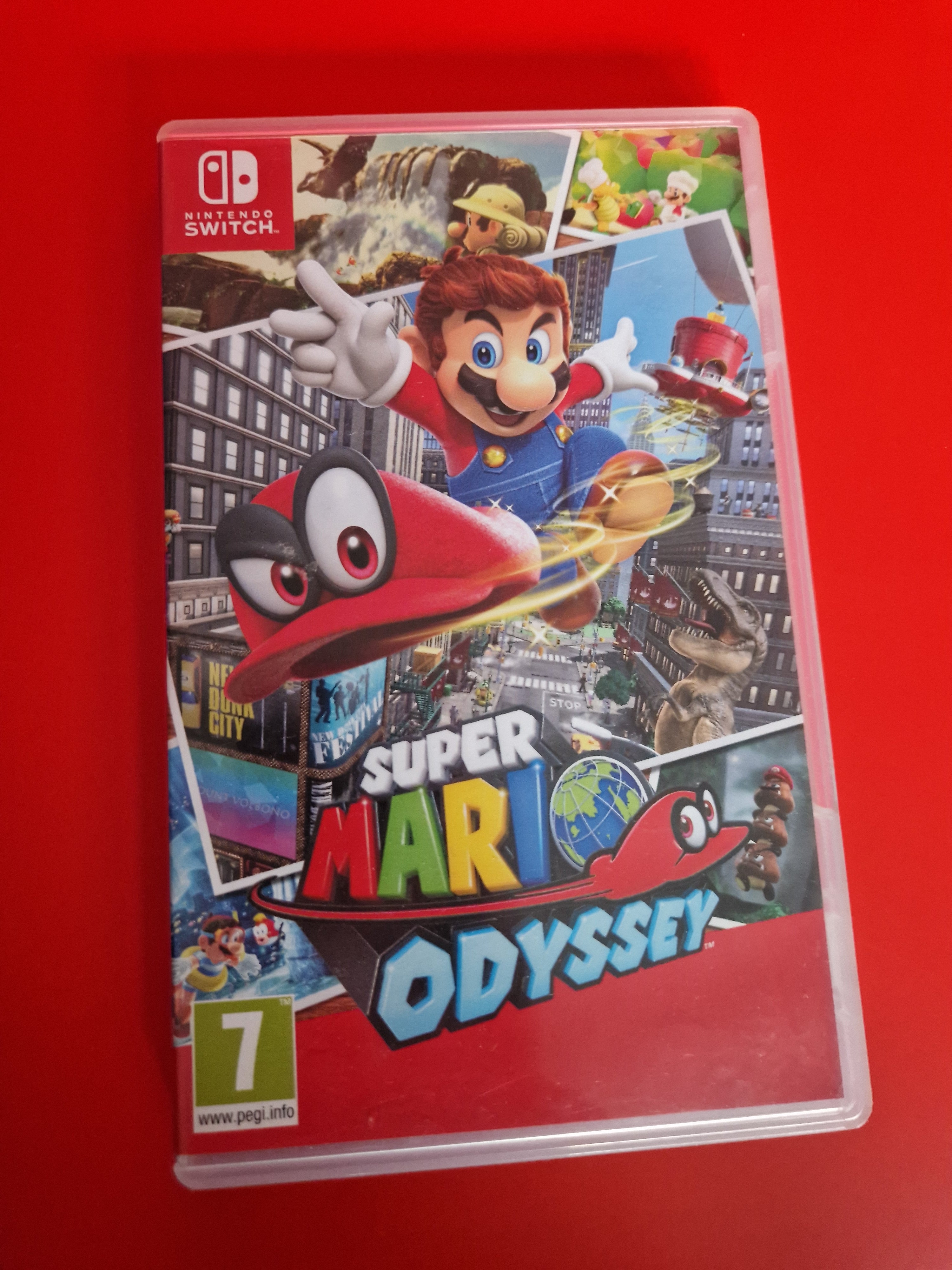 Super Mario Odyssey forside 