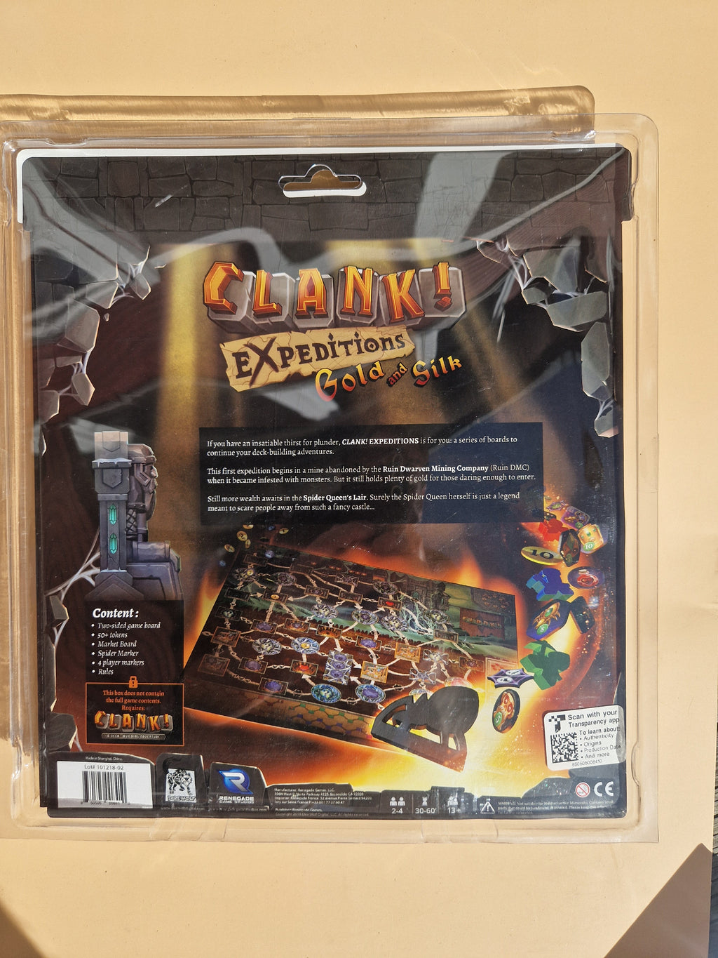 Clank! Expeditions: Gold and Silk – produktbilde