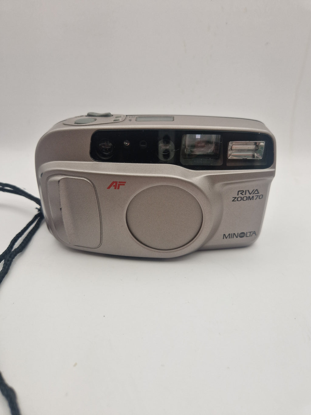 Front av kamera – klassisk Minolta design