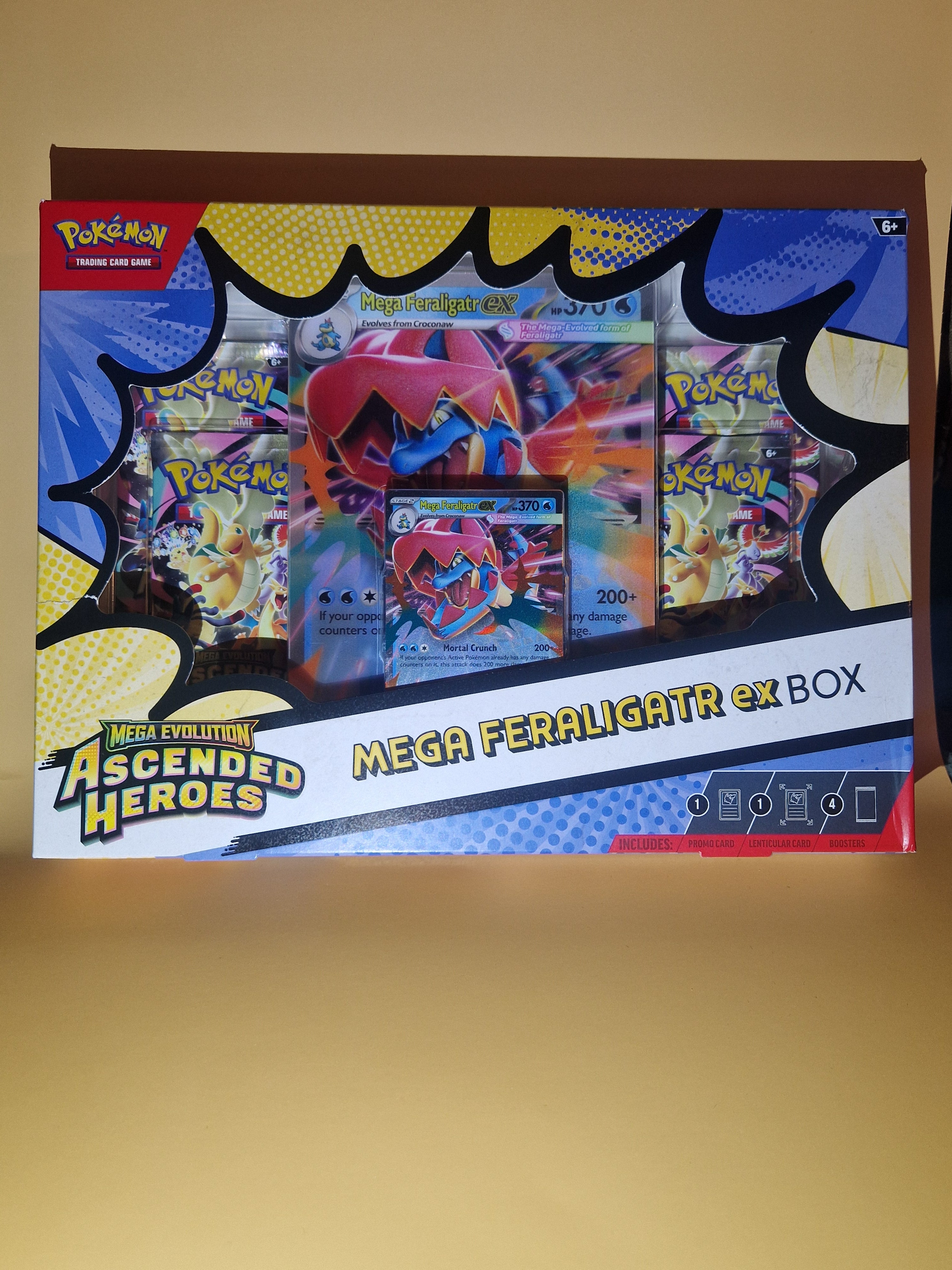 Frontbilde av Mega Feraligatr ex Box
